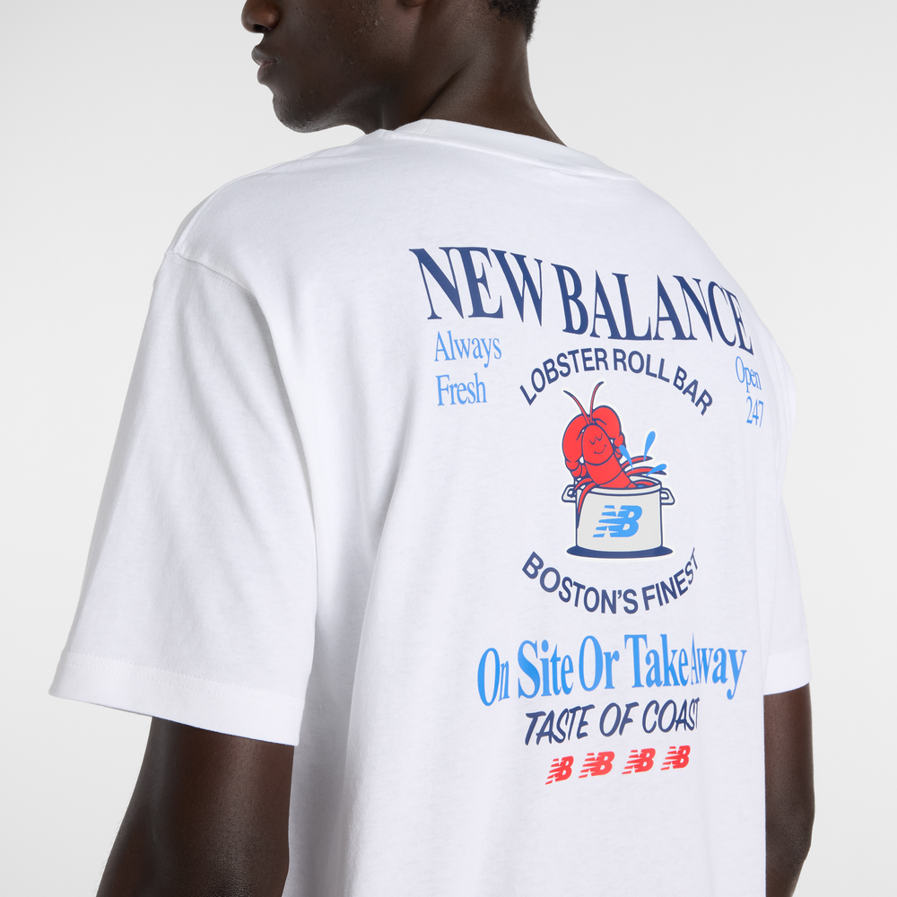 Koszulka męska New Balance MT61Y1F6WT – biała