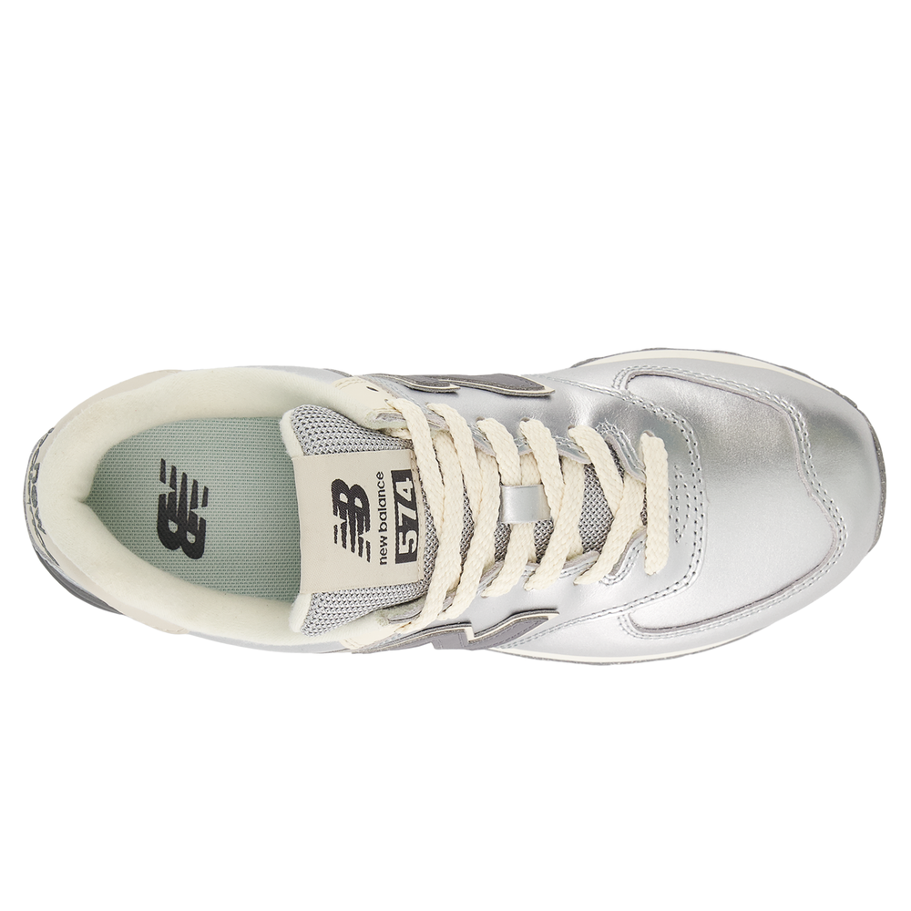 Buty damskie New Balance WL574MLG – srebrne