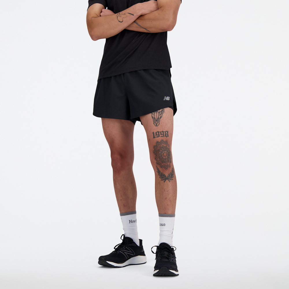 Spodenki męskie New Balance MS41280BK – czarne