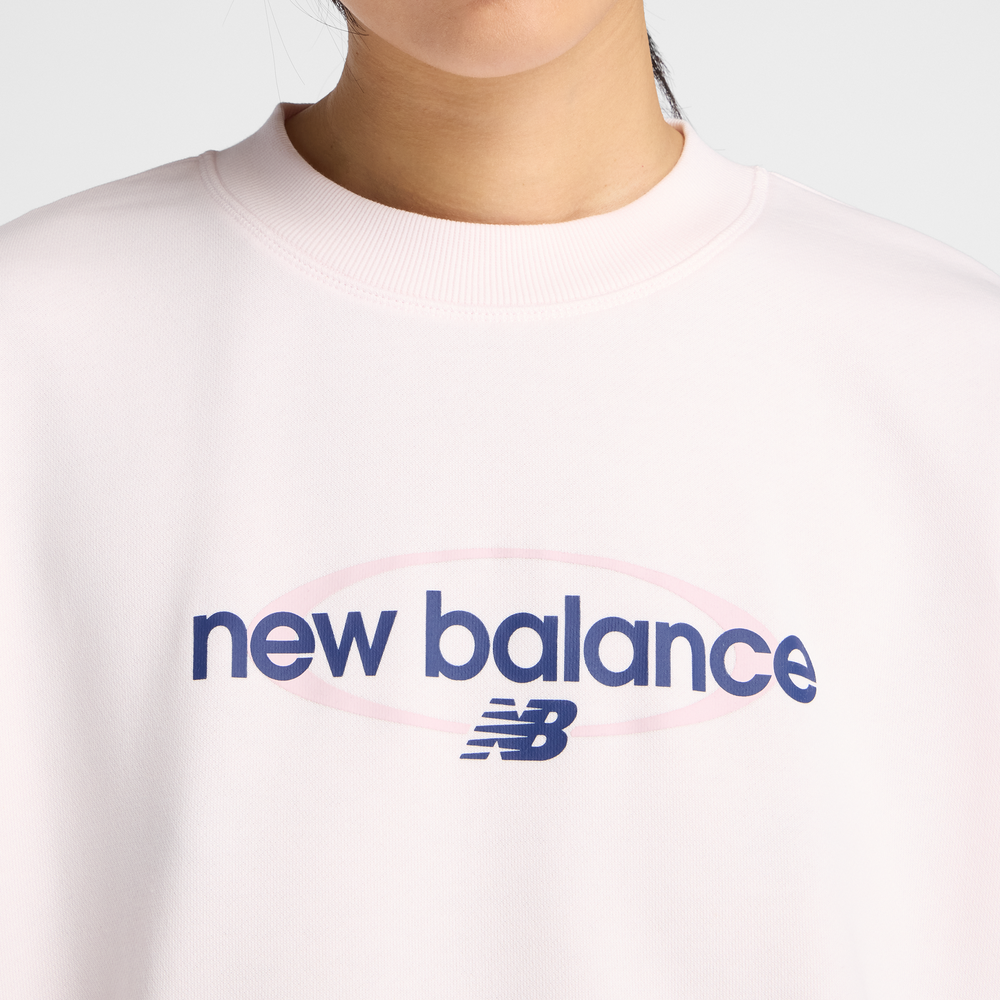 Bluza damska New Balance WT61S0S9AAA – różowa