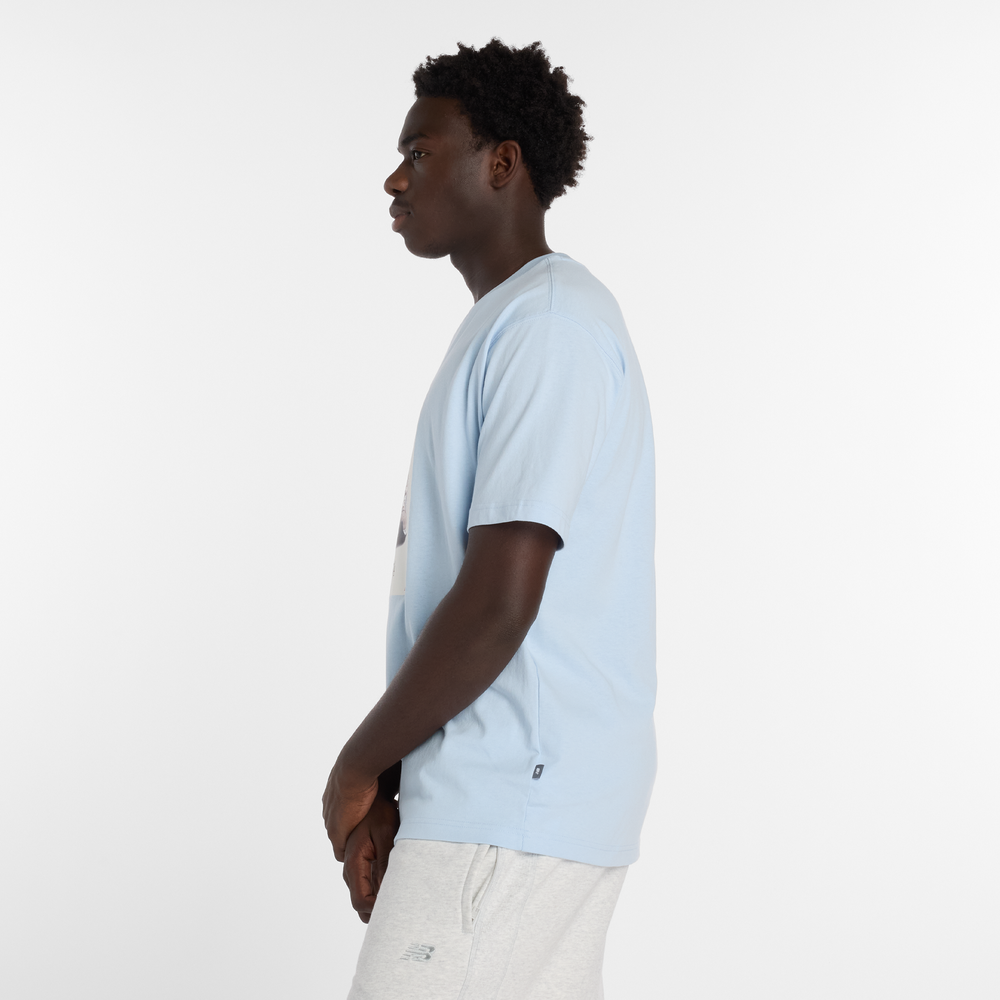 Koszulka męska New Balance MT61B0WFAA1 – niebieska