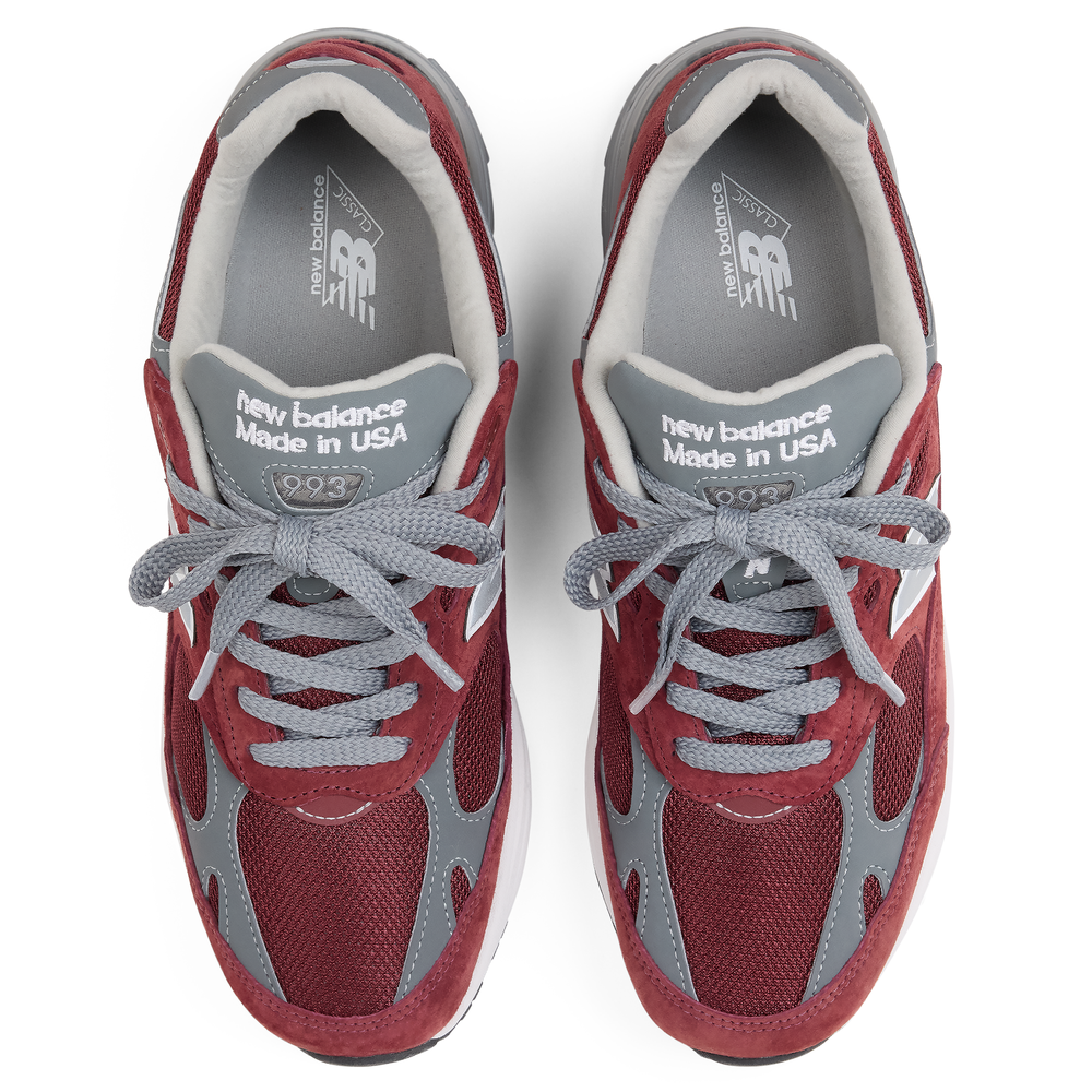 Buty unisex New Balance U993BU – bordowe