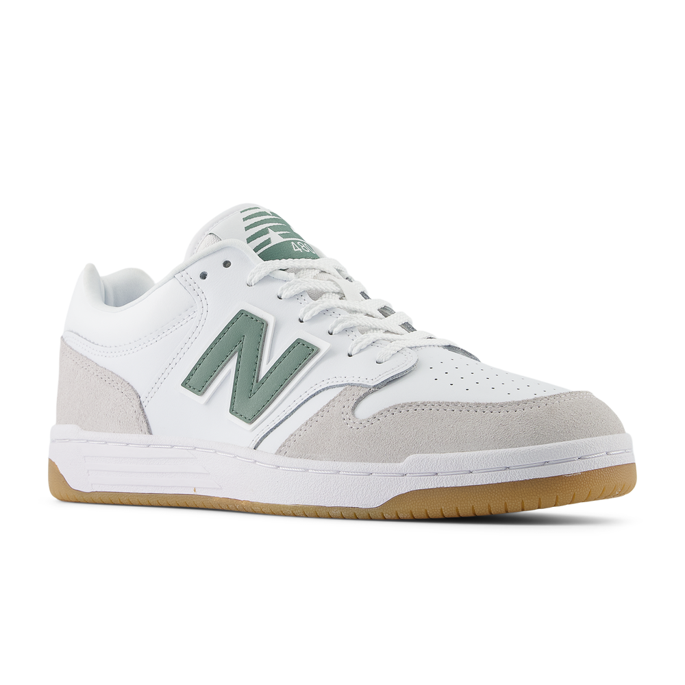 Buty unisex New Balance BB480LYG – białe