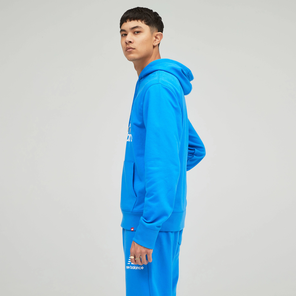 Bluza New Balance MT03558SBU – niebieska