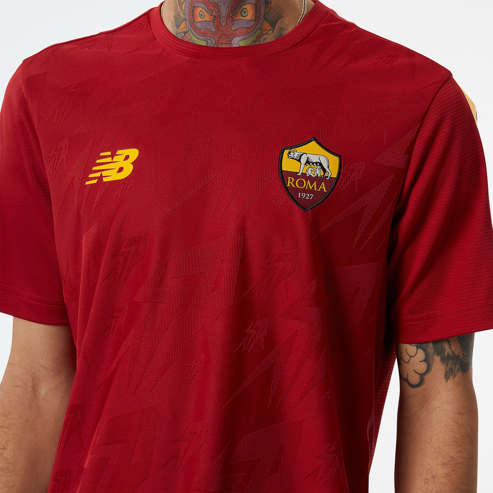 Koszulka New Balance AS Roma MT231232HME – czerwona