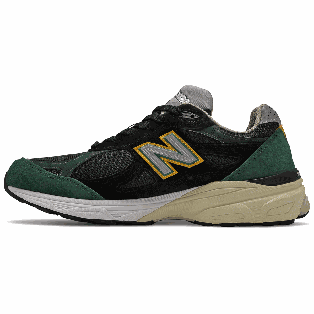 Buty New Balance M990CP3 – czarno–zielone