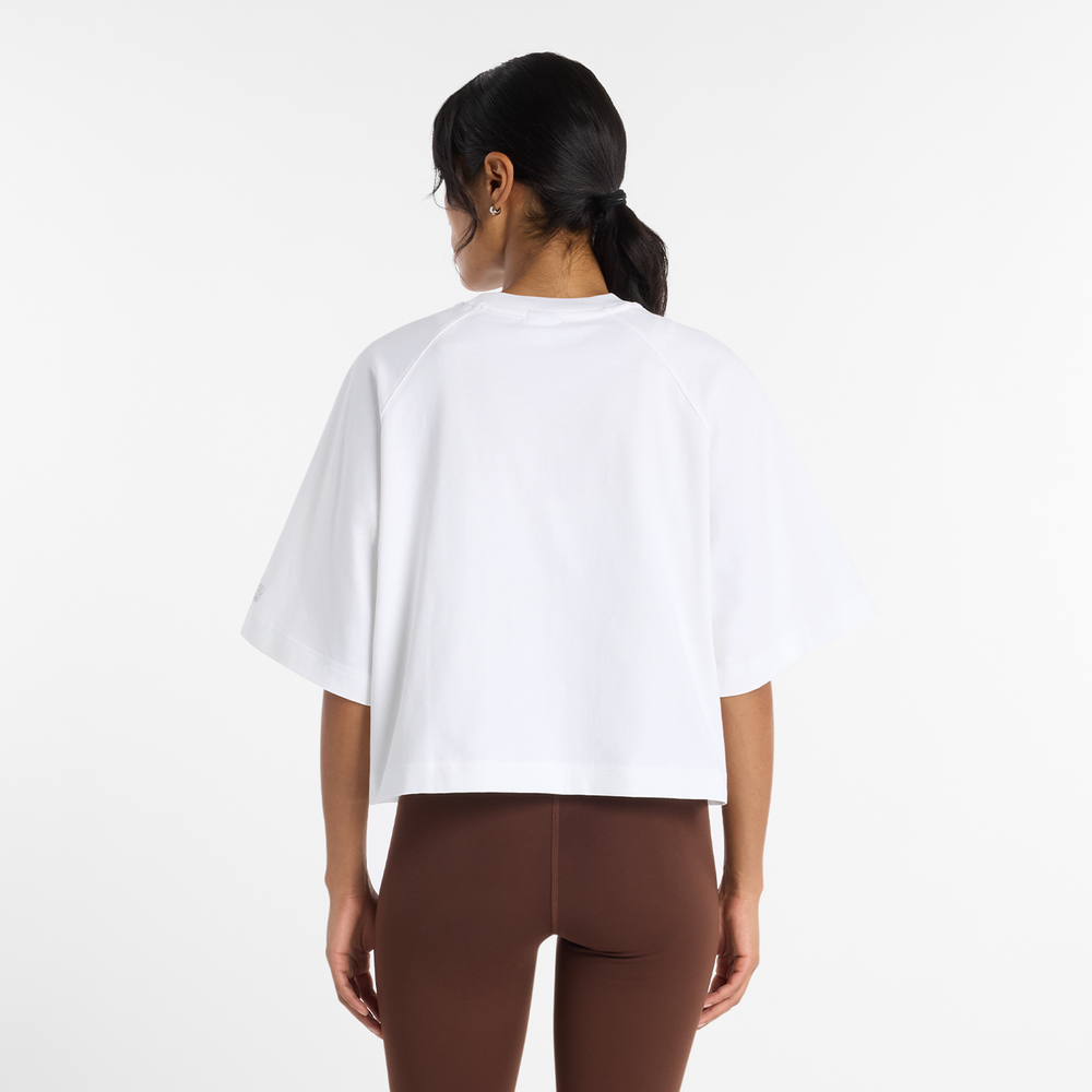 Koszulka damska New Balance WT61371RWT – biała