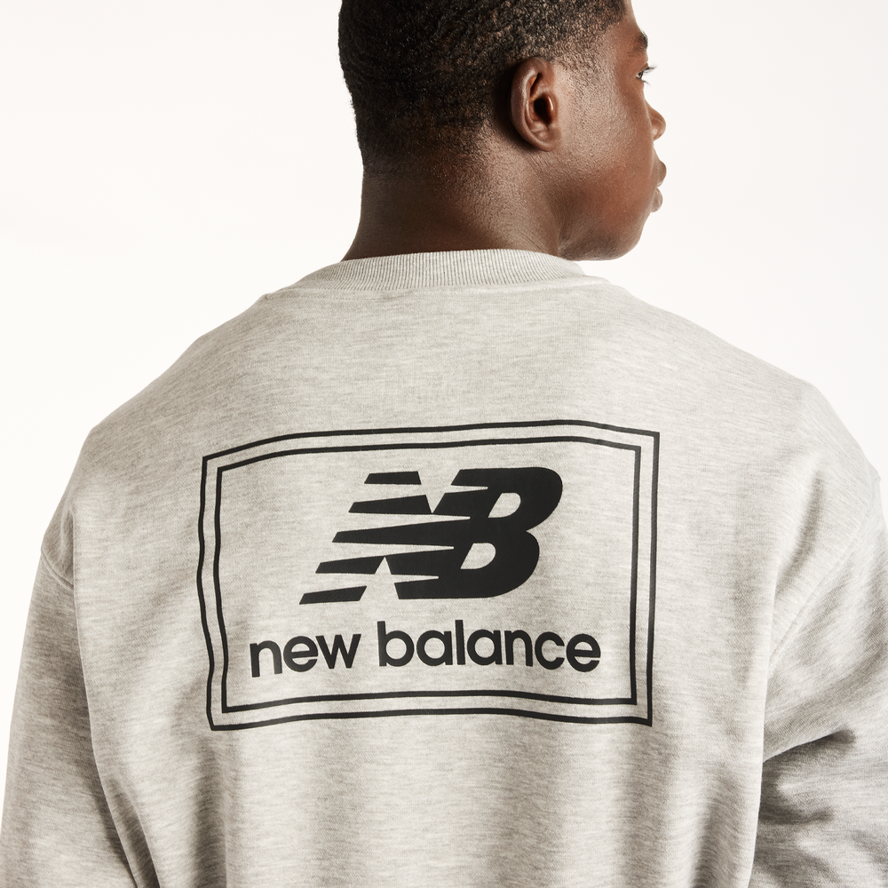 Bluza męska New Balance Woven Label – szara