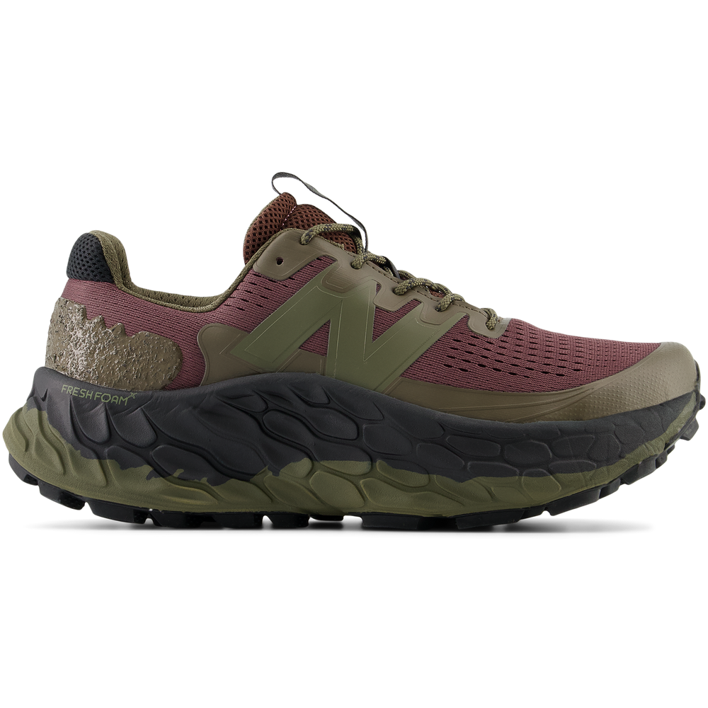Buty męskie New Balance Fresh Foam X More Trail v3 MTMORNAD – bordowe