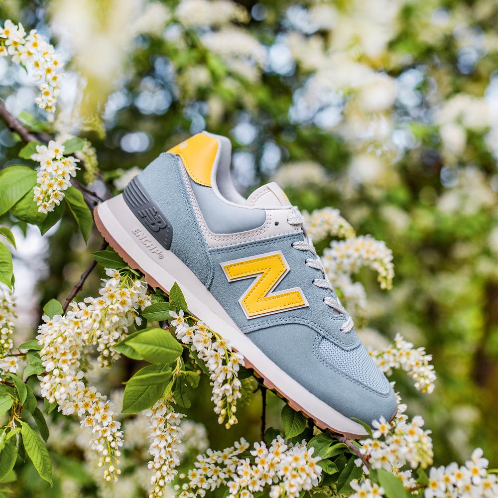 Buty New Balance WL574RCC – niebieskie