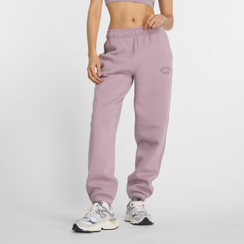 Spodnie damskie New Balance WP43500ICW – różowe