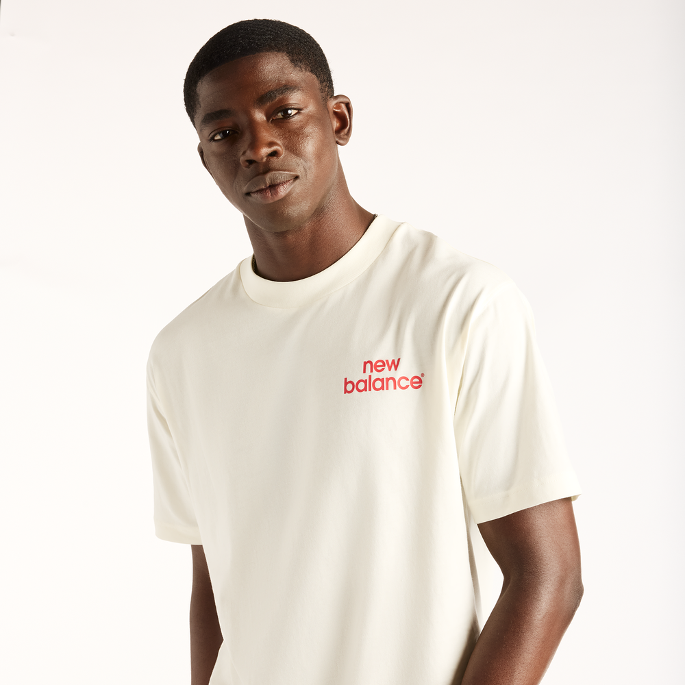 Koszulka męska New Balance Intelligent – beżowa