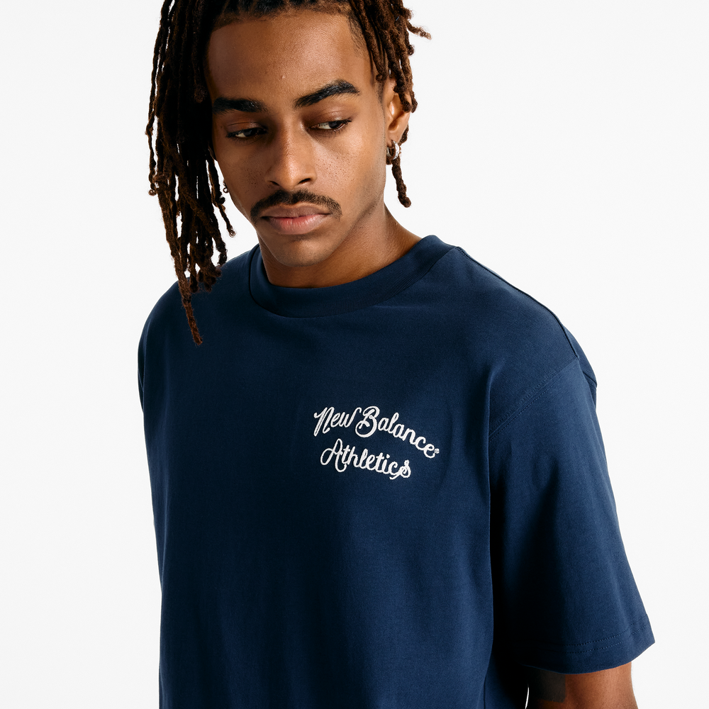 Koszulka męska New Balance MT43556NNY – granatowa