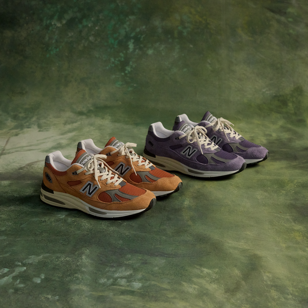 Buty unisex New Balance U991OV2 – pomarańczowe