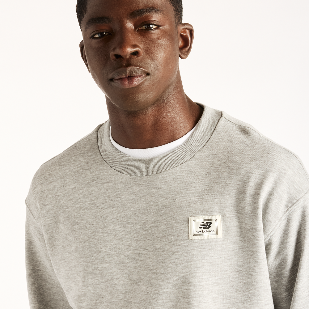 Bluza męska New Balance Woven Label – szara