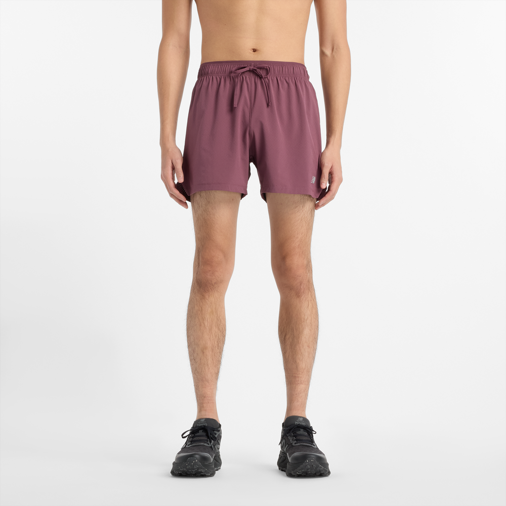 Spodenki męskie New Balance MS41286FDP – bordowe