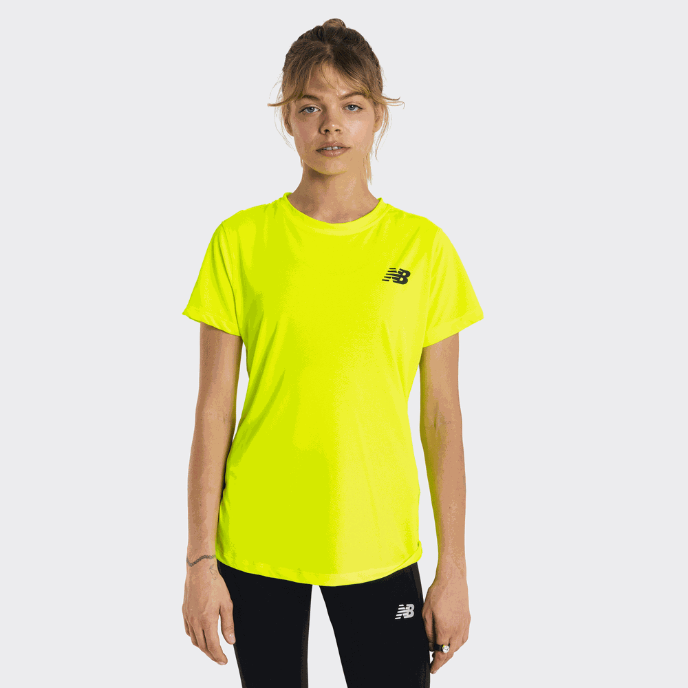 Koszulka damska New Balance WT23011PHIL – żółta