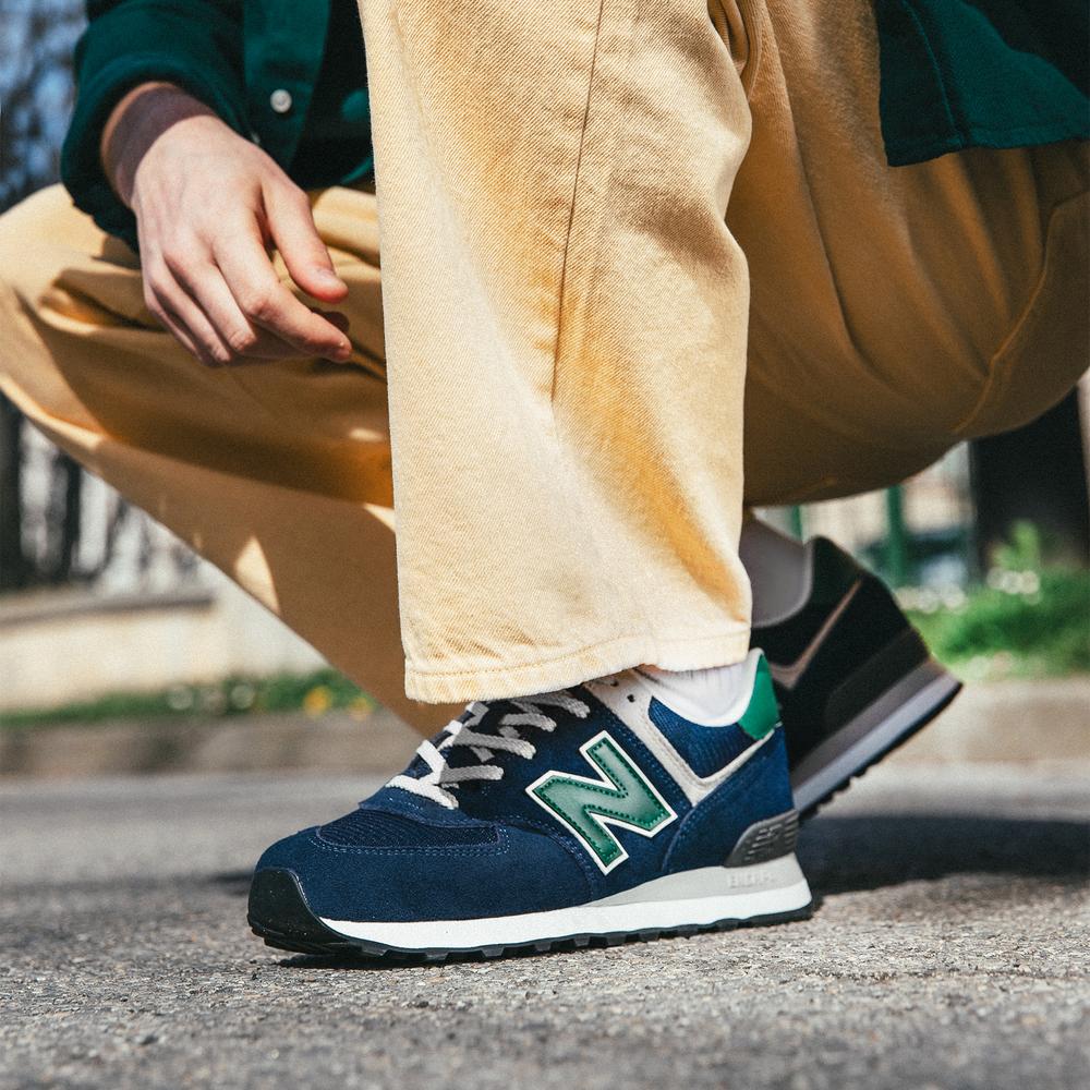 Buty New Balance ML574HL2 - granatowe