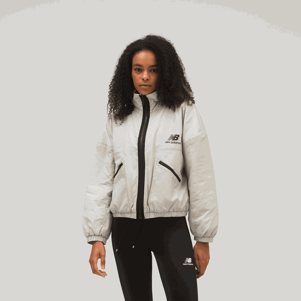 Kurtka New Balance WJ13504TWF – szara