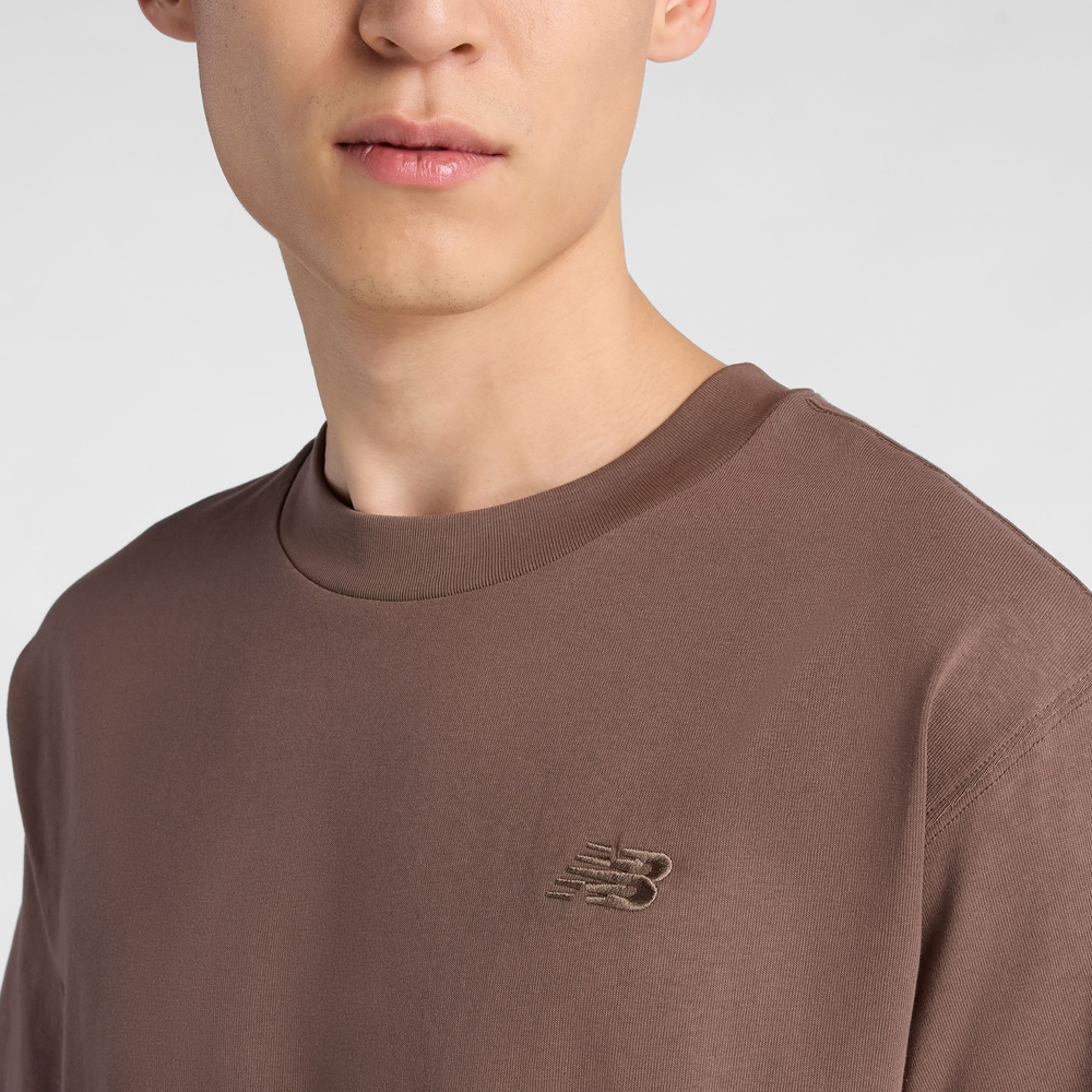 Koszulka męska New Balance MT41533ABP – brązowa