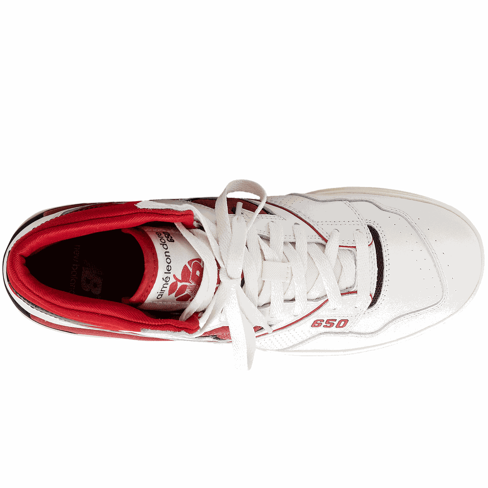 Buty New Balance X Aimé Leon Dore BB650RE1 – biało–czerwone