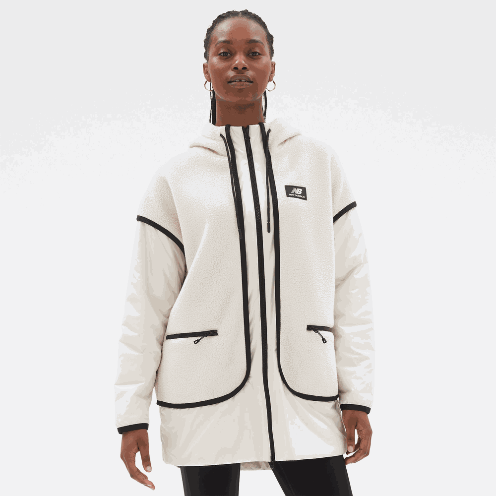 Kurtka damska New Balance WJ23504MBM – biała