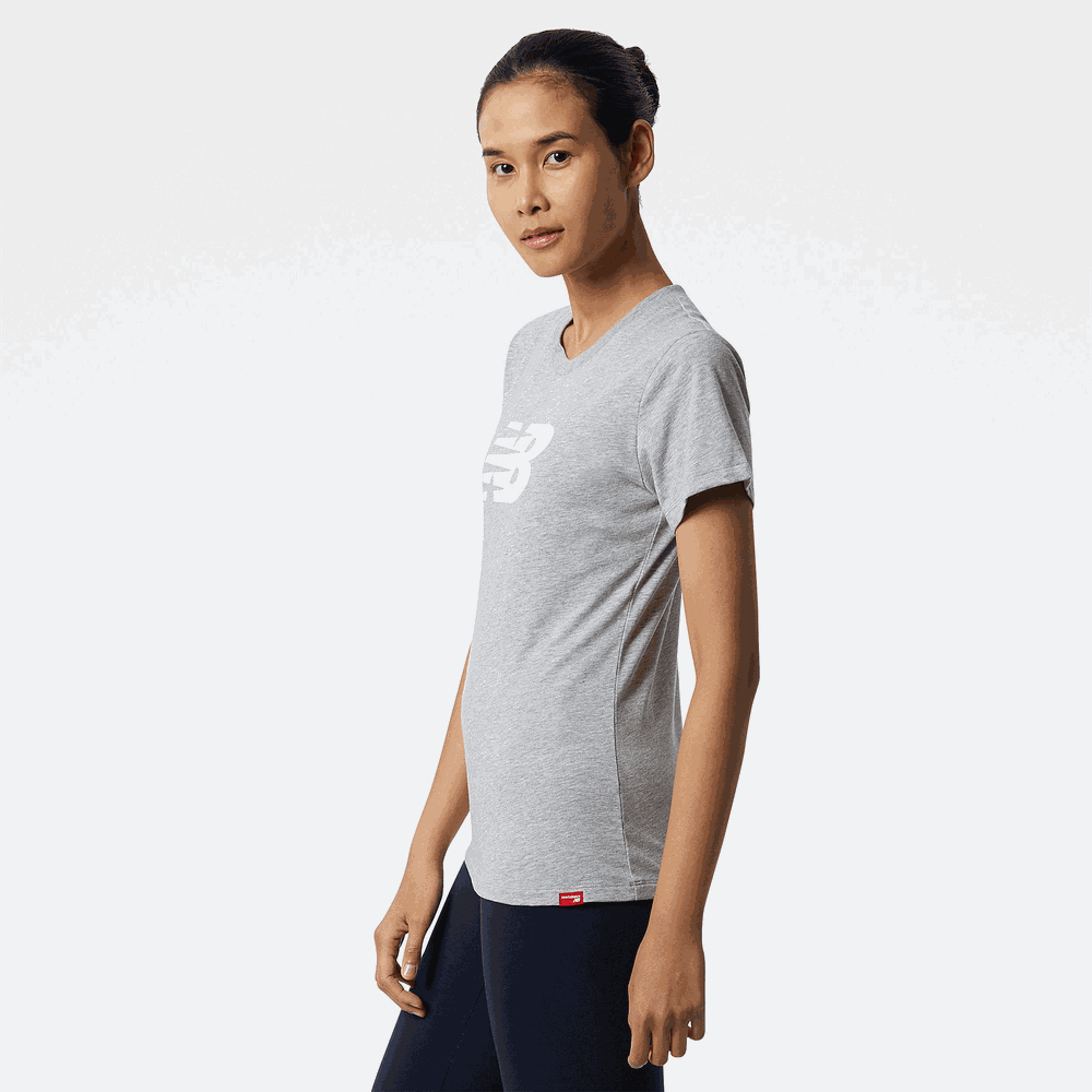 Koszulka New Balance WT21804AG – szara