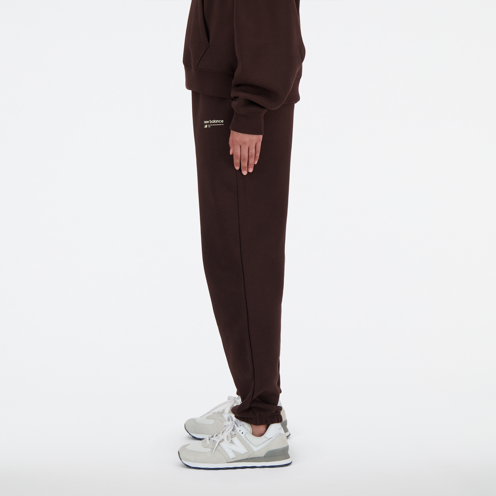 Spodnie damskie New Balance WP33513KCF – brązowe