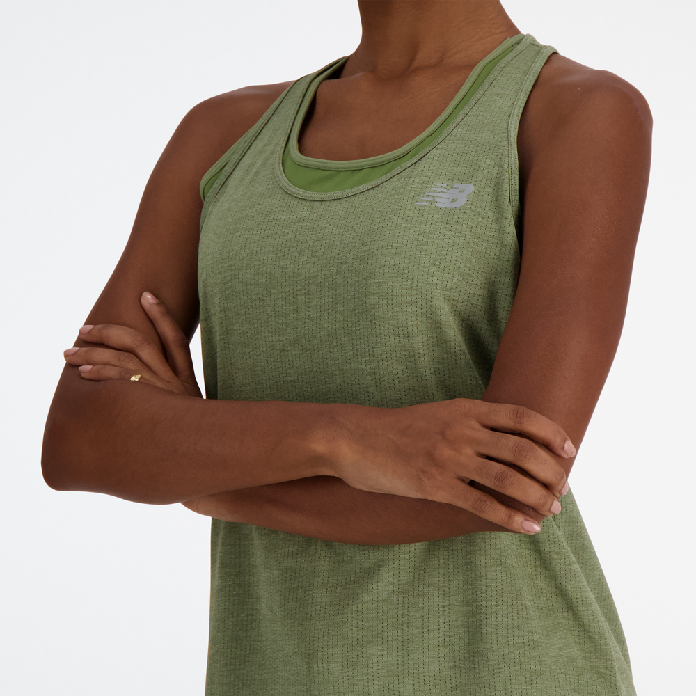 Koszulka damska New Balance WT41250DHO – zielona