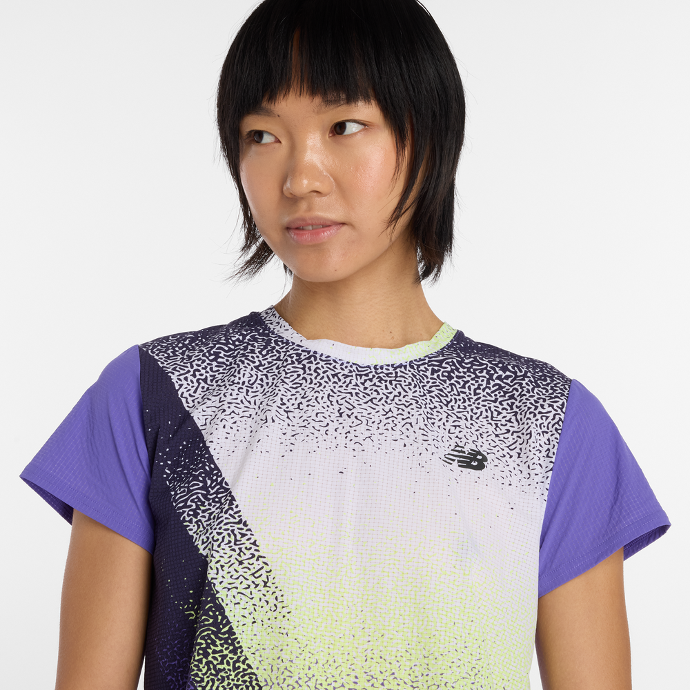 Koszulka damska New Balance WT61Y1YIEPU – fioletowa