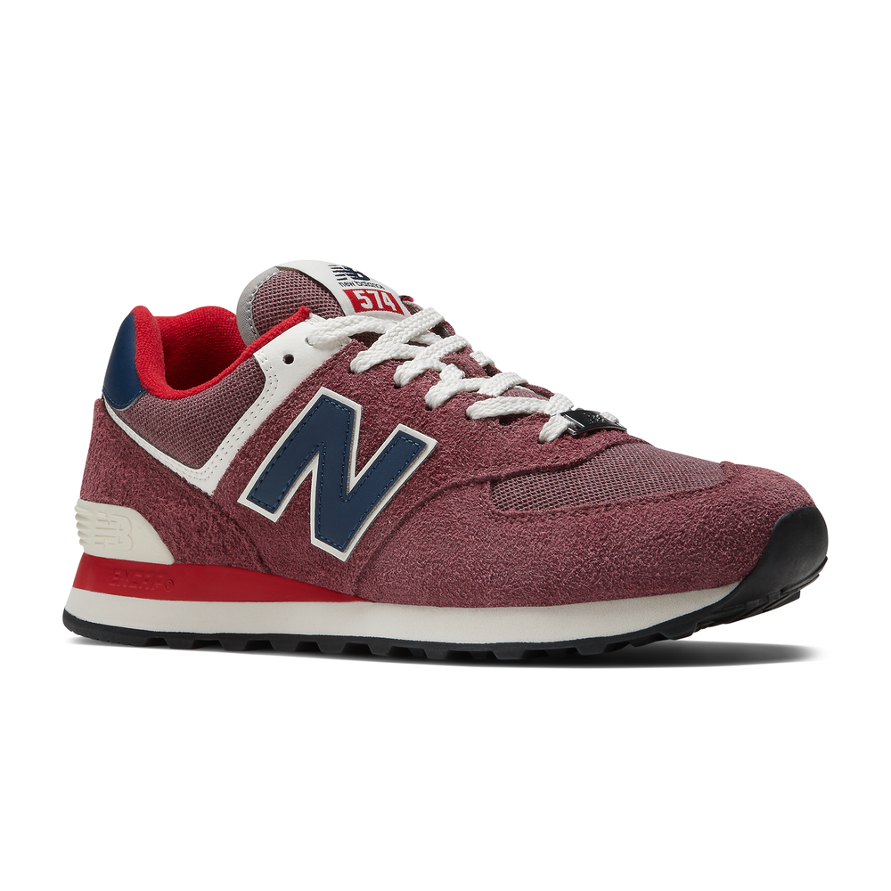 Buty unisex New Balance U574RX2 – bordowe