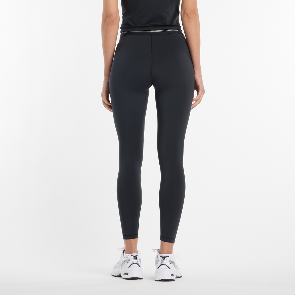 Legginsy damskie do treningu New Balance AC WB6160E1BK – czarne