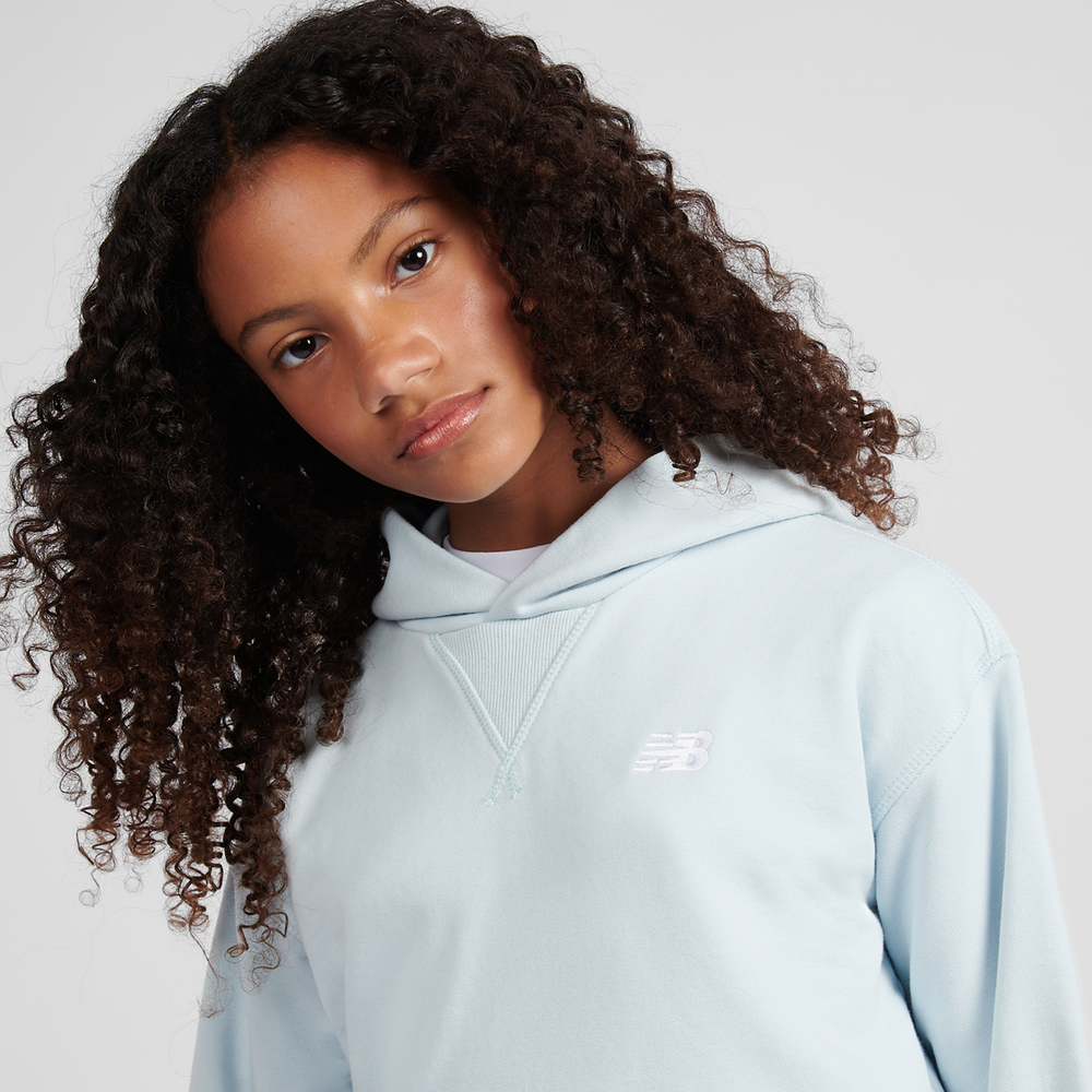 Bluza dziecięca New Balance LAKG0056FRL – niebieskie