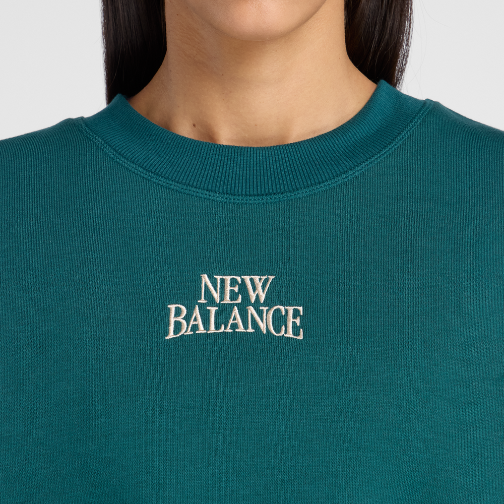 Bluza damska New Balance WT61935IAAV – zielona