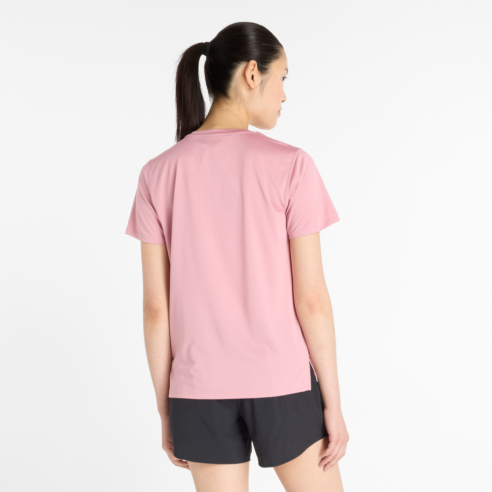 Koszulka damska New Balance WT41222PTF – różowa