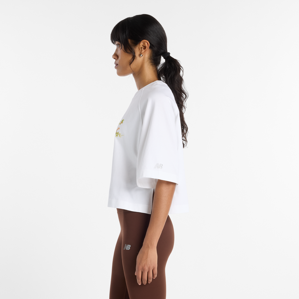 Koszulka damska New Balance WT61371RWT – biała