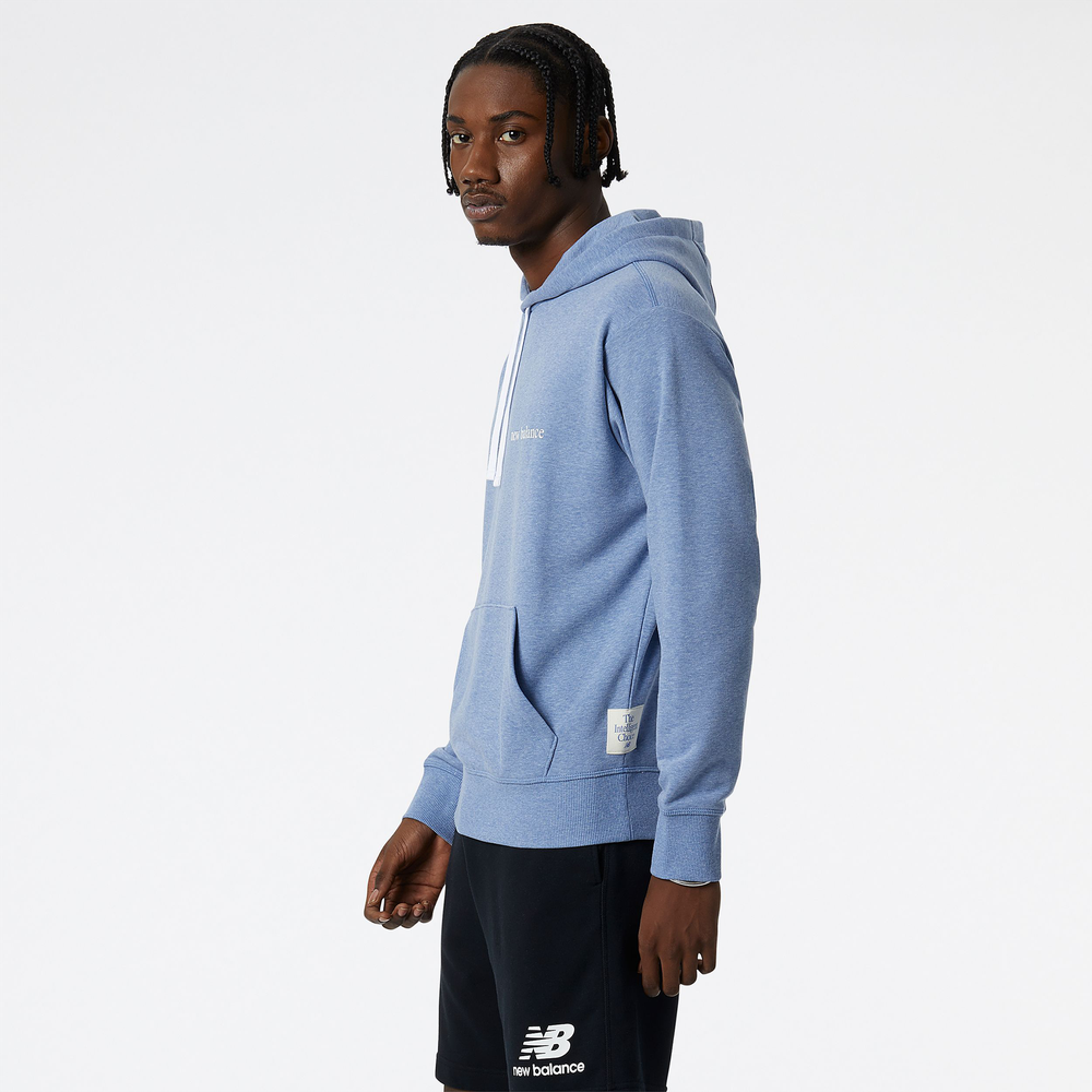 Bluza New Balance MT21565NHR – niebieska