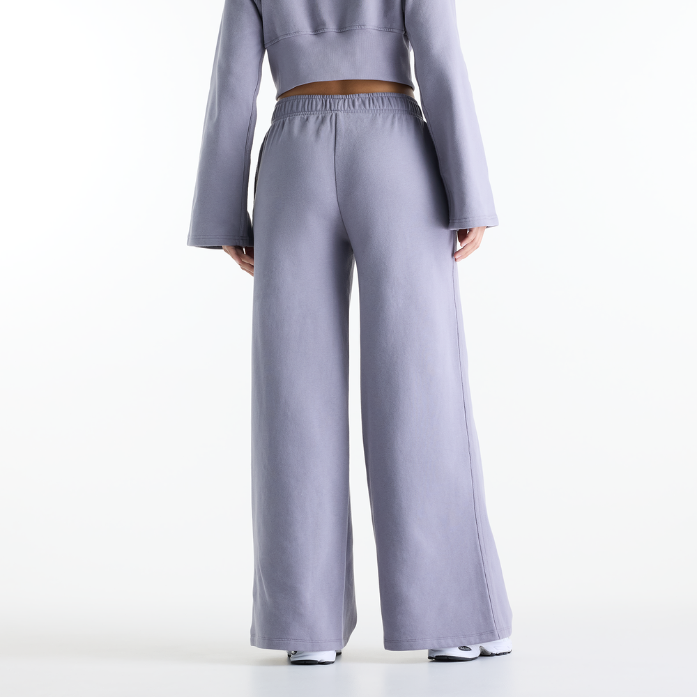 Spodnie damskie New Balance Brushed Coastal – fioletowe