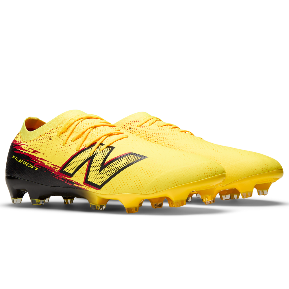 Korki męskie New Balance FURON PRO FG V8 UF2F10X – żółte