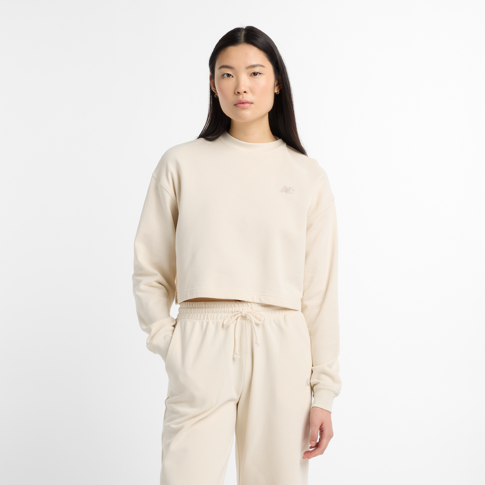 Bluza damska New Balance WT51514LIN – beżowa