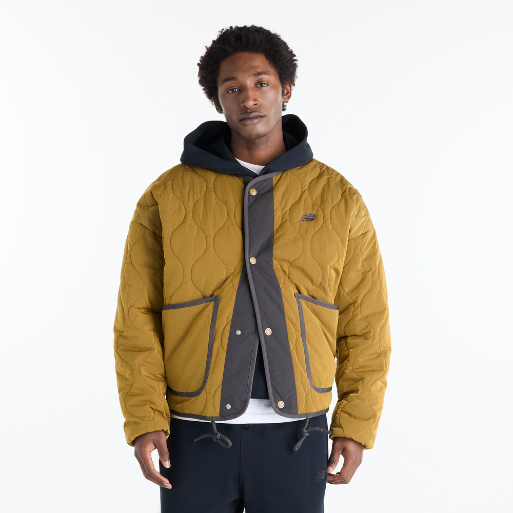 Kurtka męska New Balance MJ62M2DHBRK – żółta
