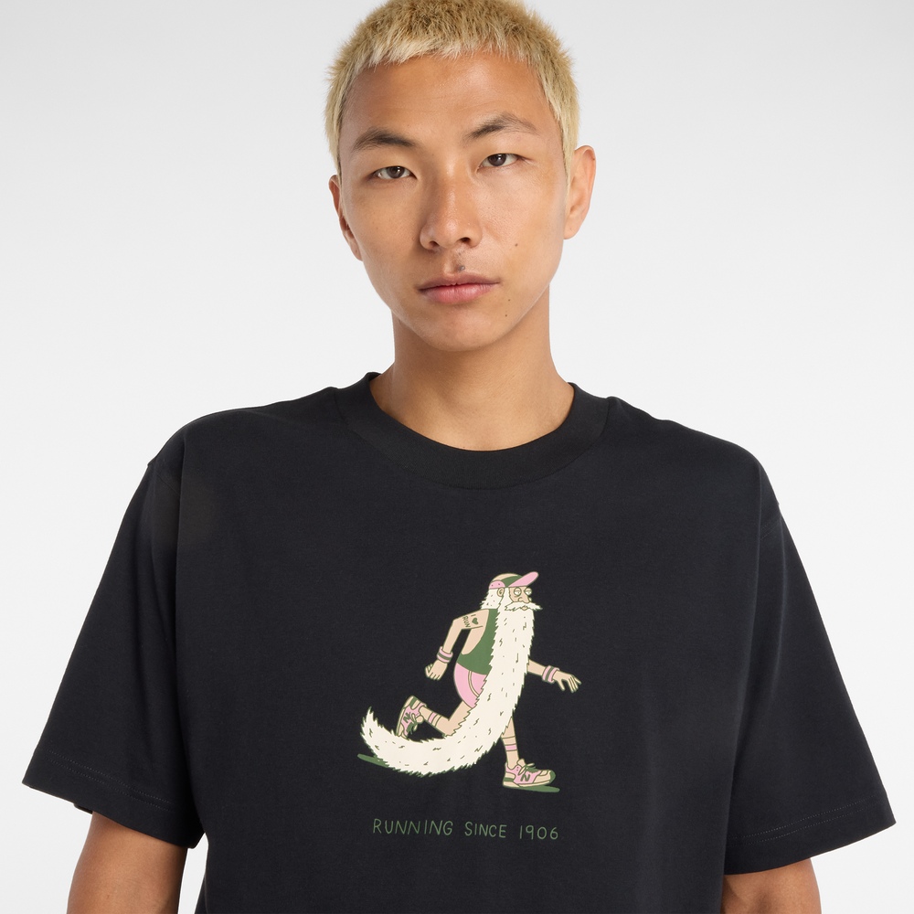 Koszulka męska New Balance MT53941BK – czarna