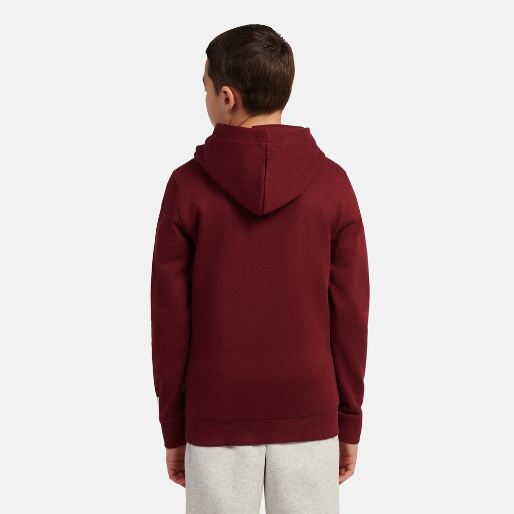 Bluza dziecięca New Balance LAKB0347MHB – bordowa