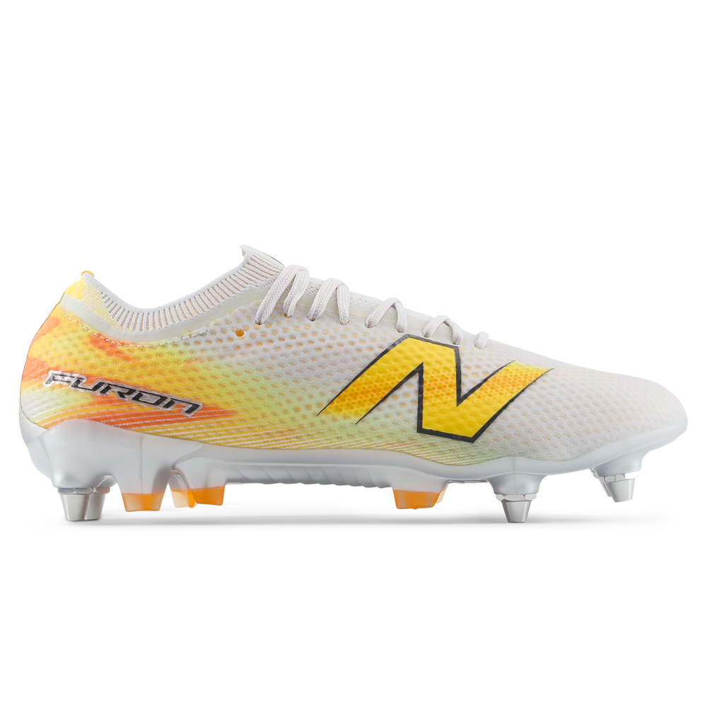 Korki męskie New Balance FURON ELITE SG V9 UF1S4XJ – pomarańczowe