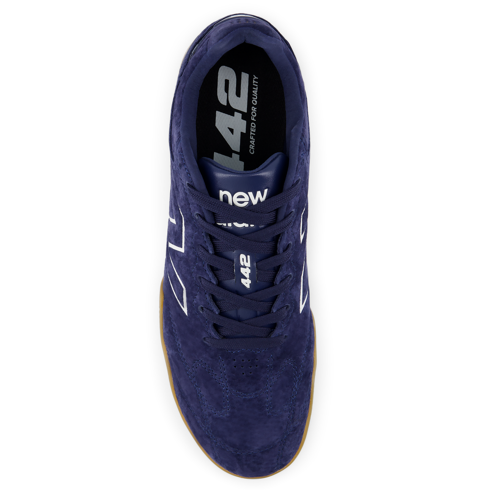Halówki męskie New Balance 442 Elite IN LS V3 U41IL54N – granatowe