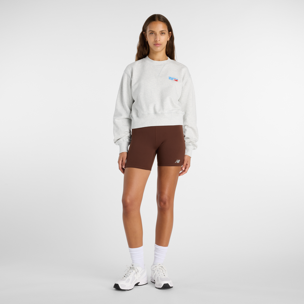 Spodenki damskie New Balance WS51114ABJ – brązowe