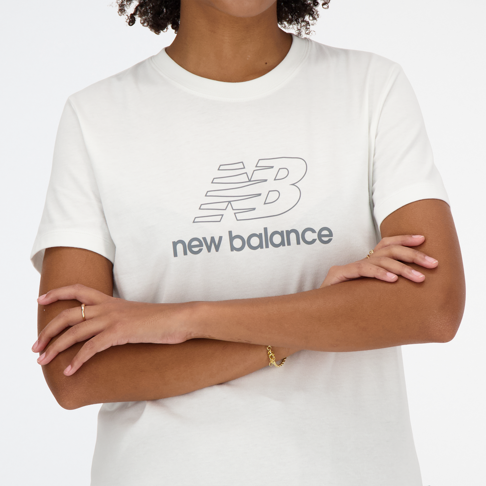 Koszulka damska New Balance WT41816WT – biała