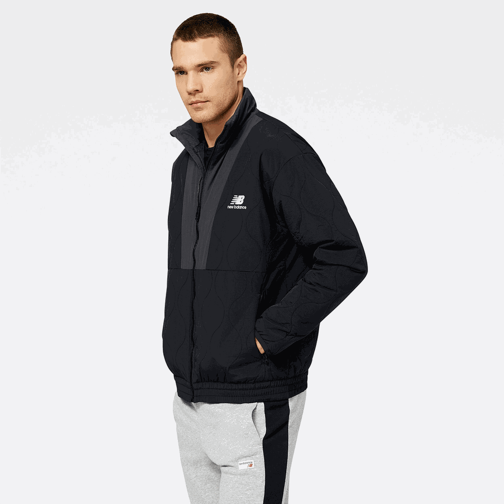 Kurtka męska New Balance MJ23501BK – czarne