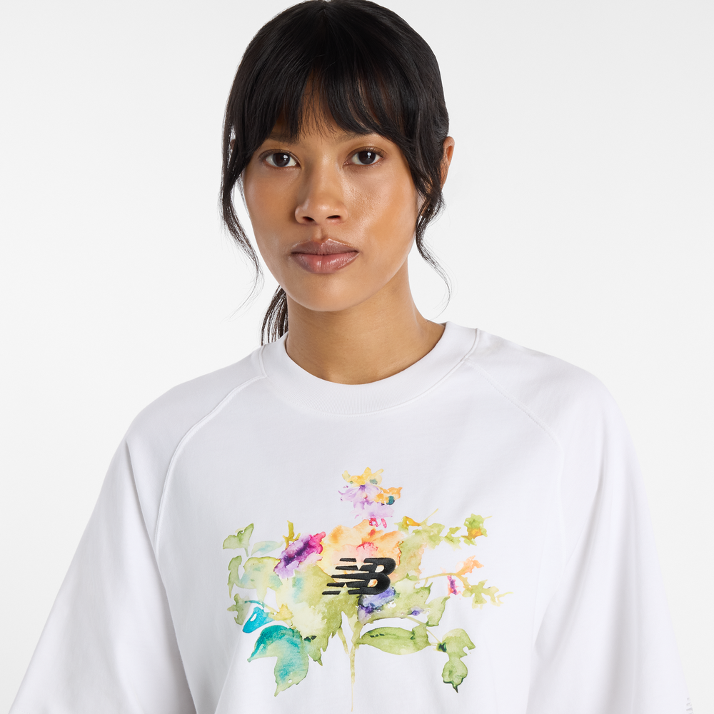 Koszulka damska New Balance WT61371RWT – biała