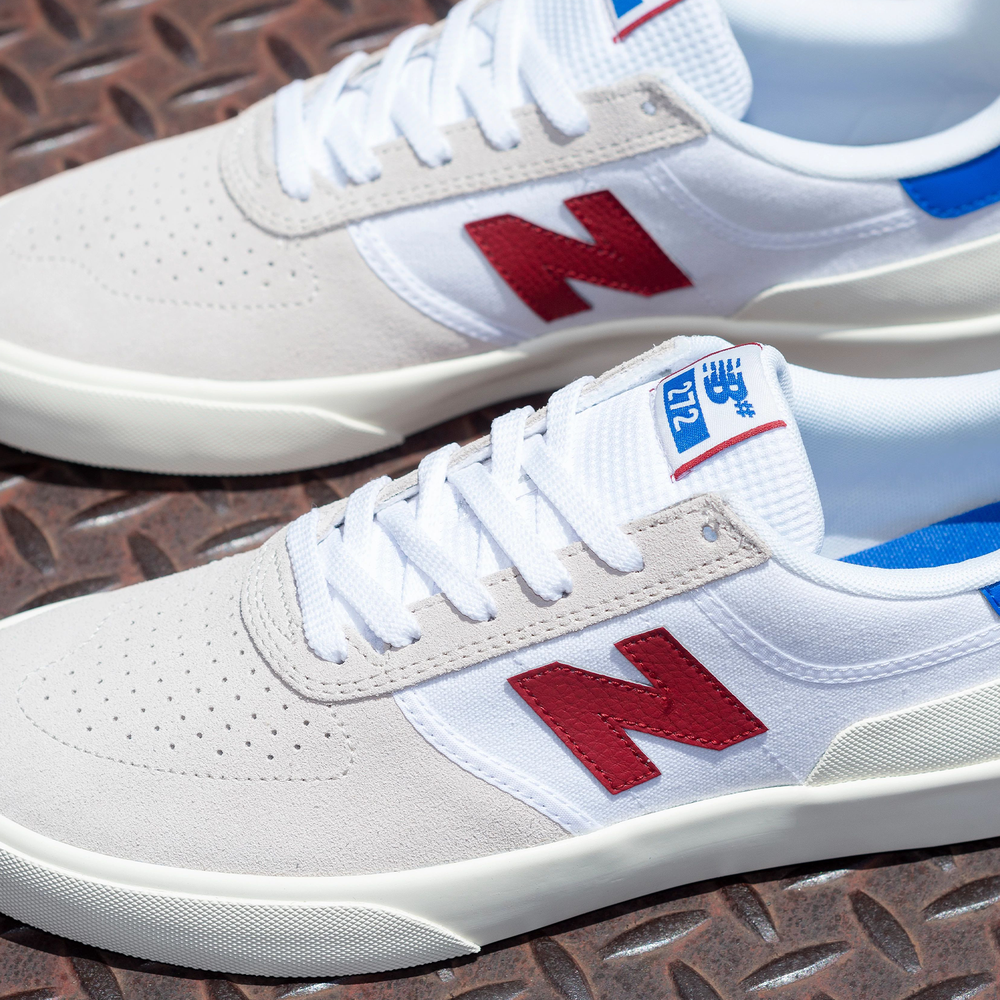 Buty męskie New Balance Numeric NM272BAB – biało–beżowe